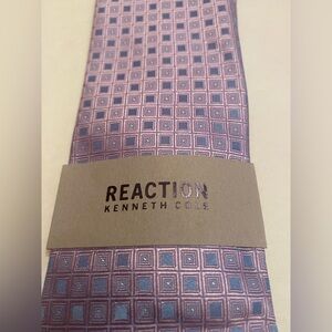 REACTION by Kenneth Cole Men’s Purple Tie